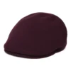 Women Seamless Flat Cap - Dark Wine
