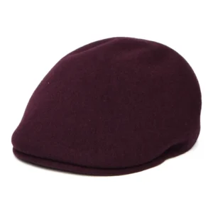 Women Seamless Flat Cap - Dark Wine