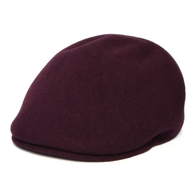Women Seamless Flat Cap - Dark Wine