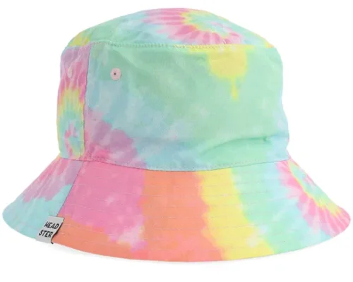 Women Tie Dye Hat Smart Pink Bucket Hat
