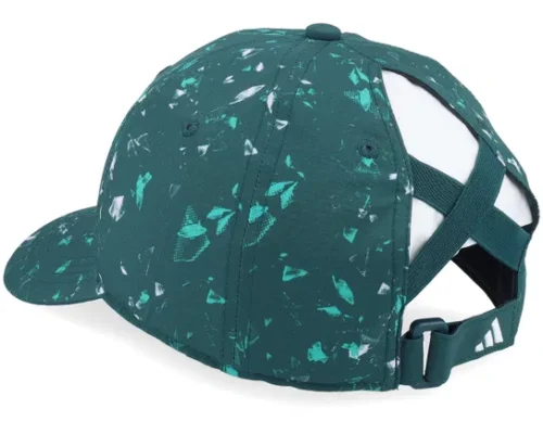 Womens Prf Print Crss Pony Tail Aurora Ivy Dad Cap