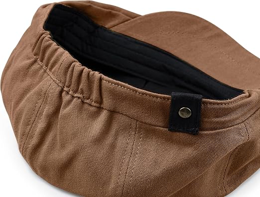 8 Panel Peaky Herringbone Newsboy Cap