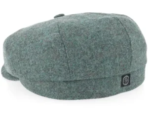 Alan Moon Shetland Teal Flat Cap