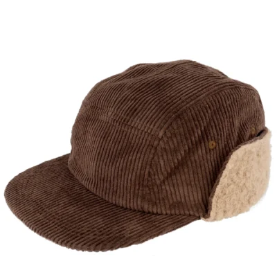 Alfie Brown Corduroy Hunting Army Cap