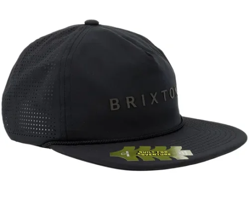Alpha Journey Hat Black A-Frame Baseball Cap