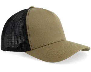 Big Size Olive Black A-Frame Trucker Cap