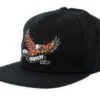Blazing Black A-Frame Baseball Cap