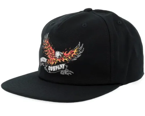 Blazing Black A-Frame Baseball Cap
