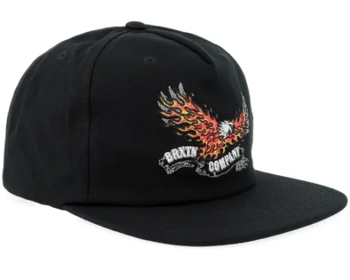 Blazing Black A-Frame Baseball Cap