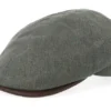 Broker Xtra 62 Wool Mix Green Flat Cap