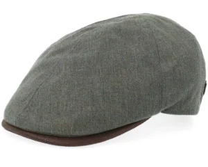Broker Xtra 62 Wool Mix Green Flat Cap