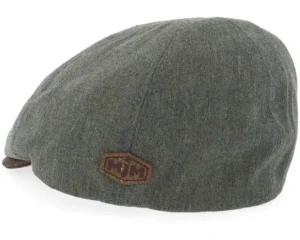 Broker Xtra 62 Wool Mix Green Flat Cap