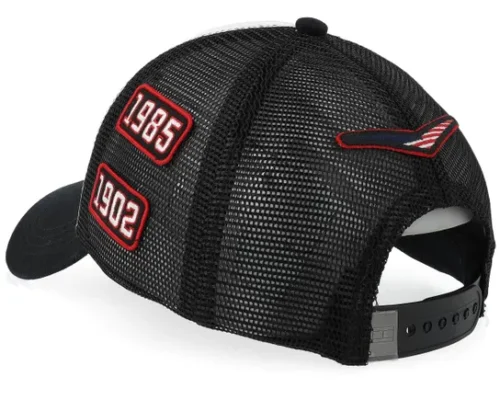Cadillac F1 26 Flag Tommy Hilfiger White Black Trucker Cap