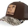 Camo Engraved Dog Camouflage A-Frame Trucker Cap