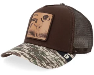 Camo Engraved Dog Camouflage A-Frame Trucker Cap