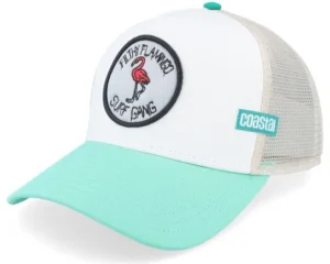 Cap Hft Filthy Flamingo Khaki White Blue A-Frame Trucker Cap