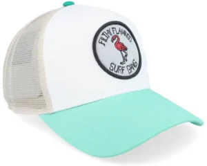 Cap Hft Filthy Flamingo Khaki White Blue A-Frame Trucker Cap