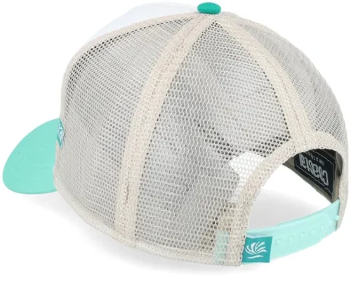 Cap Hft Filthy Flamingo Khaki White Blue A-Frame Trucker Cap