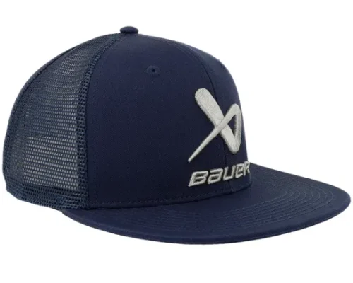Core Flat Brim Sr Navy Trucker Cap