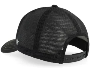 David Bowie Valin Black White A-Frame Trucker Cap
