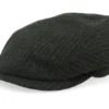 Driver Stripes Olive Black Strips Flat Cap