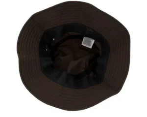 Dropped V Faded Black Bucket Hat
