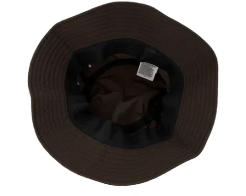 Dropped V Faded Black Bucket Hat