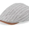 Elias Sixpence Brown Flat Cap