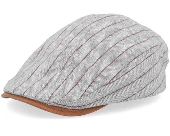 Elias Sixpence Brown Flat Cap