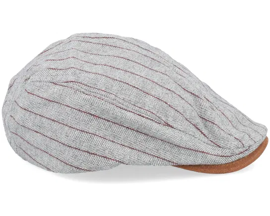 Elias Sixpence Brown Flat Cap