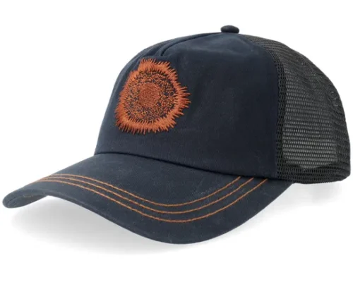 Emmett Navy A-Frame Trucker Cap