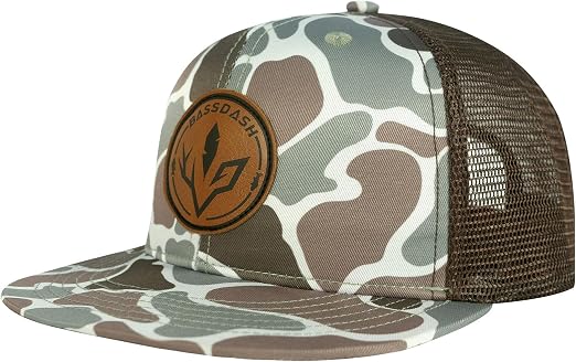 Flat Brim Mesh Back Adjustable Baseball Cap