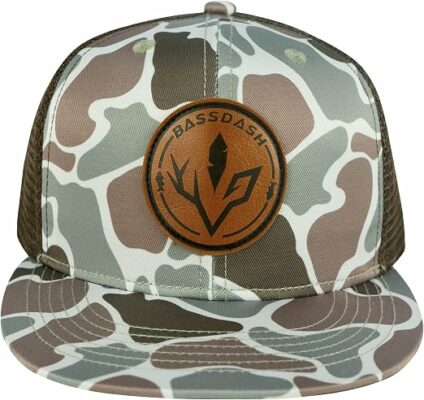 Flat Brim Mesh Back Adjustable Baseball Cap