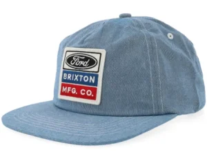 Ford Service Dept Blue Chambray A-Frame Baseball Cap