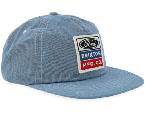 Ford Service Dept Blue Chambray A-Frame Baseball Cap