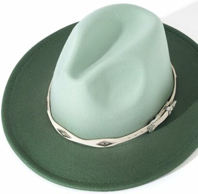 Gradient Color Fedora Hat for Men