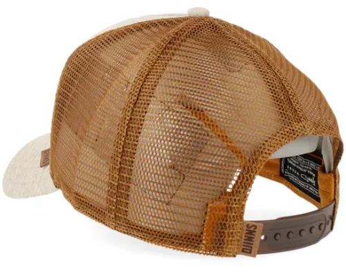 Hft Cap Colourmelange Khaki Caramel A-frame Trucker Cap