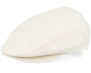 Hooligan Egret White Snap Flat Cap