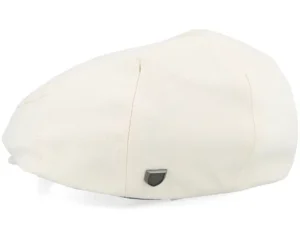 Hooligan Egret White Snap Flat Cap