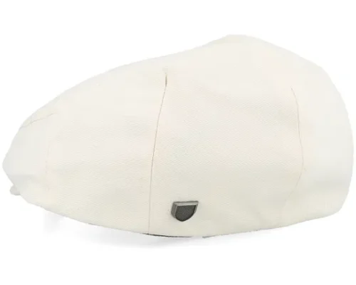 Hooligan Egret White Snap Flat Cap