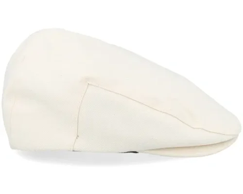 Hooligan Egret White Snap Flat Cap