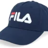 Kids Funza 5 Panel Print Linear Logo Black Iris A-Frame Adjustable Cap