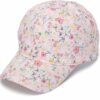 Kids Girls Flower Summer Baseball Cap
