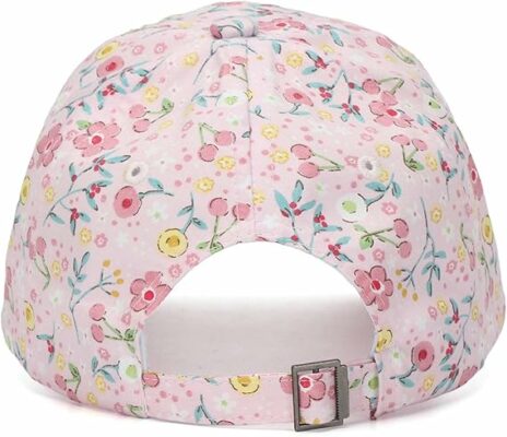 Kids Girls Flower Summer Baseball Cap