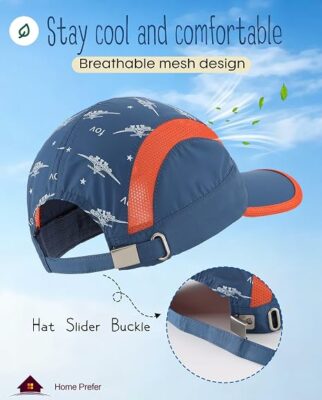 Kids Lightweight Quick Drying Baseball Cap