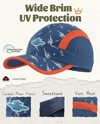 Kids Lightweight Quick Drying Baseball Cap