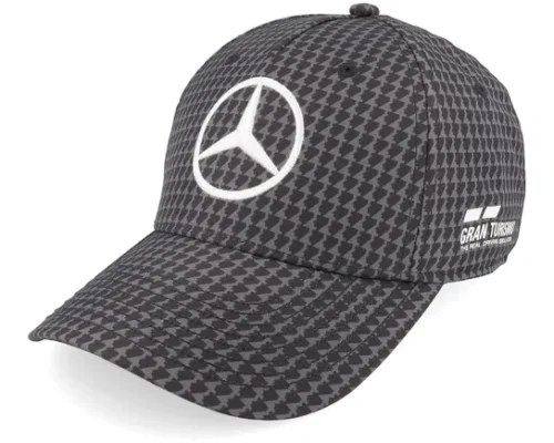 Kids Mercedes AMG F1 23 Hamilton Black Adjustable Cap