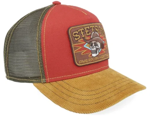 Kids Skull Yellow Cardinal Trucker Cap