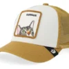 Kids White Amber A-Frame Trucker Cap