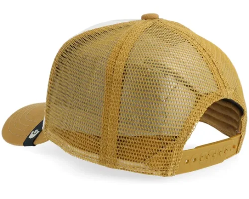 Kids White Amber A-Frame Trucker Cap